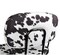 Swivel Office Desk Chairs with Retro Milk Cow Print,Adjustable Task Chair with Arms